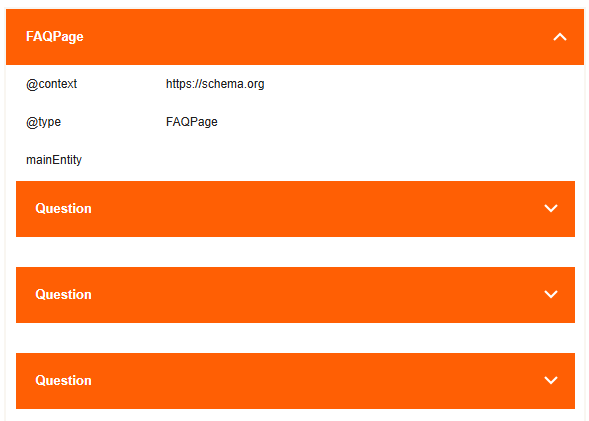 The FAQPage schema of a client in Singapore who offers free & easy tours as one of their travel styles