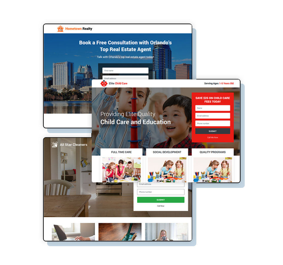 Design your landing page from OSI affiliate's library that you can use for your referral program to drive traffic and sales.