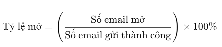 Tỷ lệ mở (Open Rate)